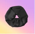 Miniatyrbild 3 av 4: INF 19 Momme 9cm Silke Hår Scrunchie - Skonsam Håraccessoar Svart