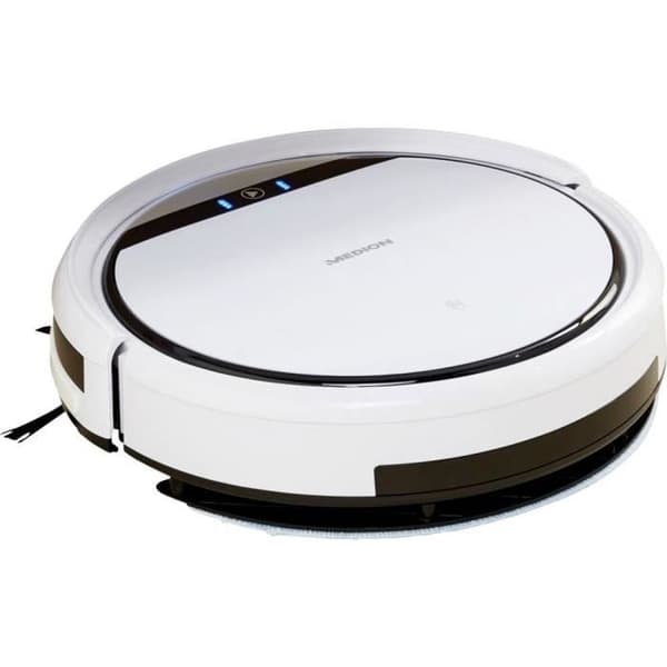 Rengöringsrobot - MEDION - MD 10064 - Vit - Fjärrkontroll - 1 virtuellt vägg