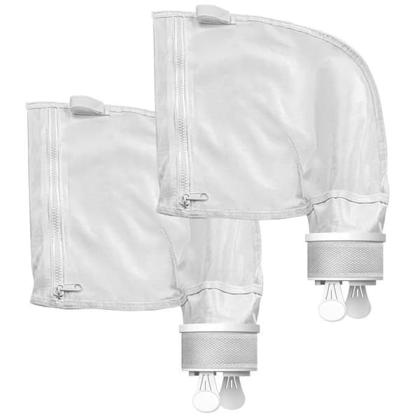 Lot 2 väskor för Polaris 280 / 480 - Filter för robotdammsugare för pool, reservnät K13/K16, slamväska med dragkedja