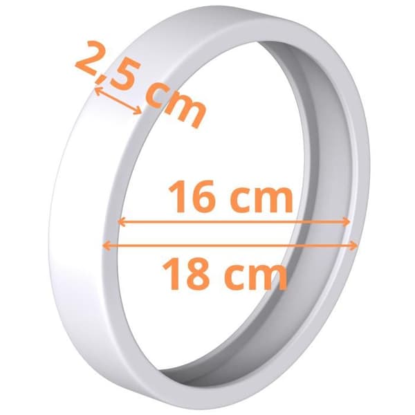 Pooltillbehör - Phonillico - Set med 3 däck - Kompatibel med Polaris 180/280/360/380 - Gummi - Svart