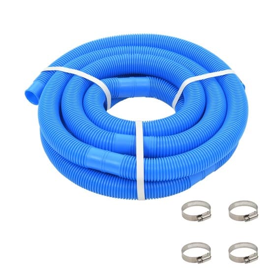 Poolslang Med Klämmor 38 Mm 6 M Blå