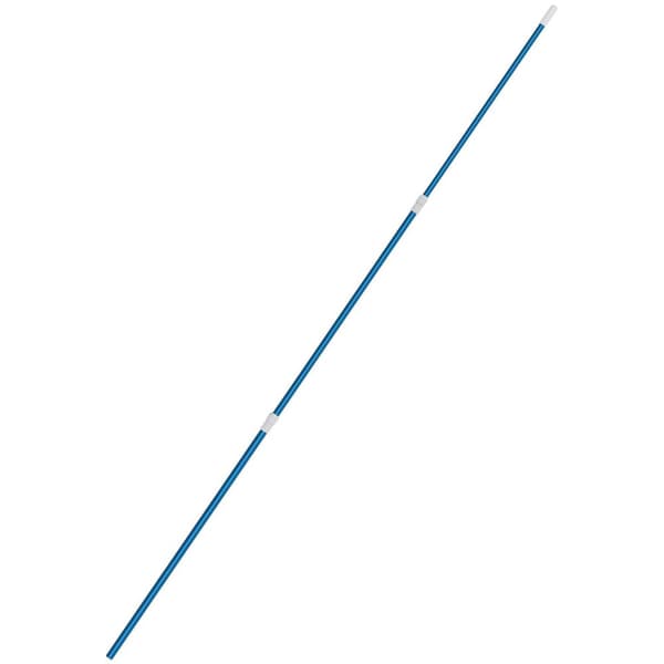 Uniprodo Teleskopstång pool - slät - 3,6 m