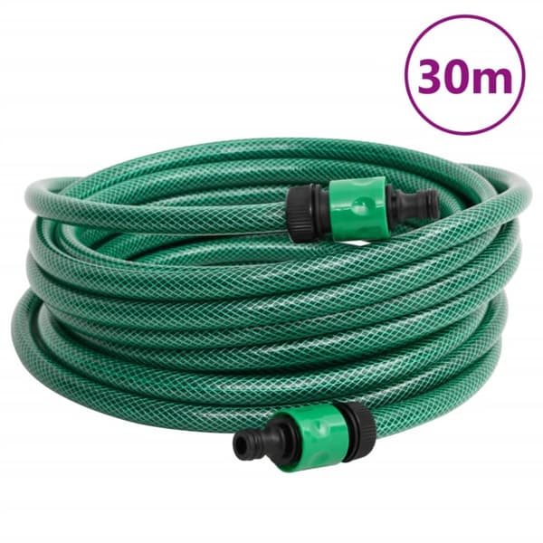 vidaXL poolslange 30 m PVC grøn -  Pool – rengøringsslanger