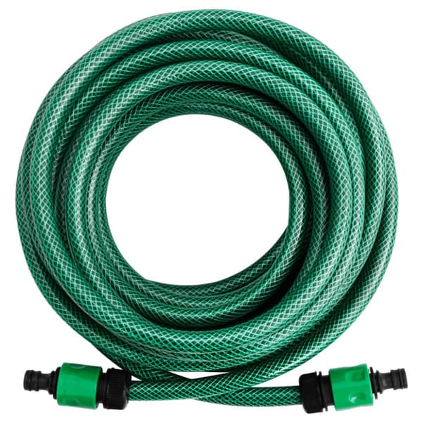 The Living Store poolslange 50 m PVC grøn -  Pool – rengøringsslanger