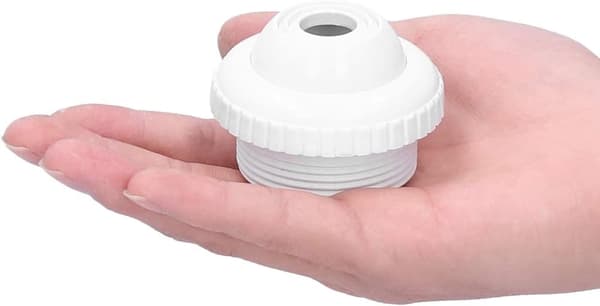2 poolreturmunstycken, utloppsmunstycken med 1,5" öppningsbar pooltillbehör Hangängade munstycken för pooler