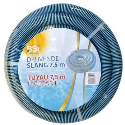 Flydeslange til bundstøvsuger - BSI - Rengøring af swimmingpool - 7,5 m