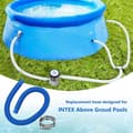Miniatyrbillede 7 af 7: Lollanda Poolslange / Sugeslange 1,5 m med klemmer, 32 mm- Passer til Intex 300-1000 gallon pumpe
