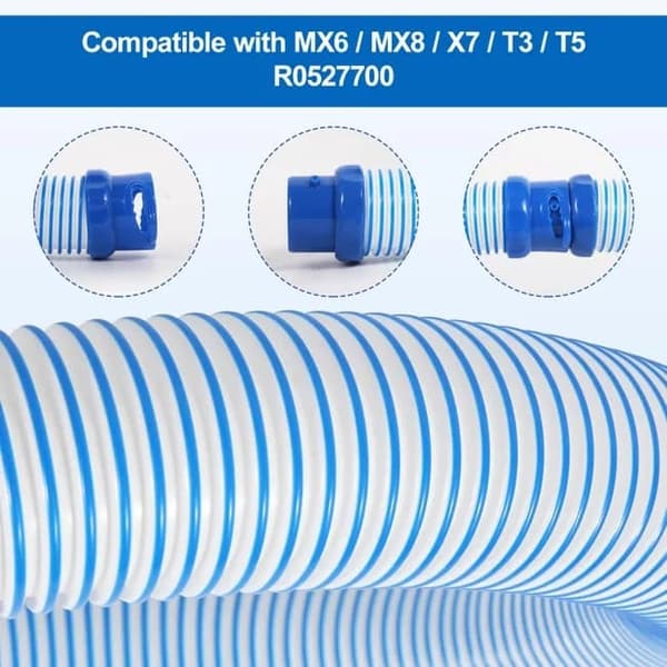 Lollanda udskiftningsslange til Zodiac MX6/MX8 poolrensesystem – Poolsystemer R0527700 Twist-Lock rengøringsslange, 39 tommer