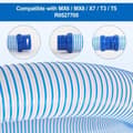 Miniatyrbillede 5 af 7: Lollanda udskiftningsslange til Zodiac MX6/MX8 poolrensesystem – Poolsystemer R0527700 Twist-Lock rengøringsslange, 39 tommer