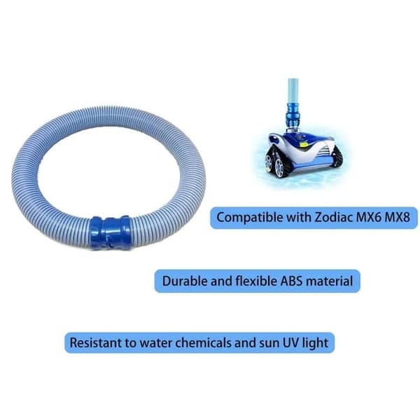 Lollanda udskiftningsslange til Zodiac MX6/MX8 poolrensesystem – Poolsystemer R0527700 Twist-Lock rengøringsslange, 39 tommer