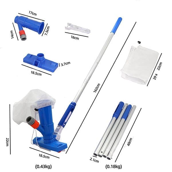 OBOSOE Swim & Fun Vacuum Cleaner, Pooldammsugare /Underwater Spa Vacuum