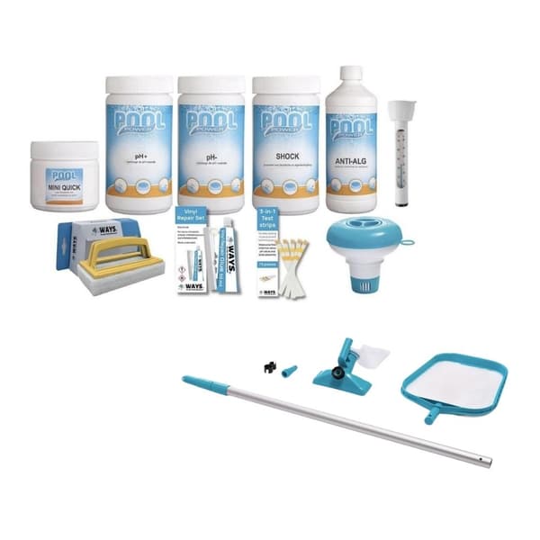 WAYS - Poolunderhåll - Paket Small Deluxe & Maintenance Kit