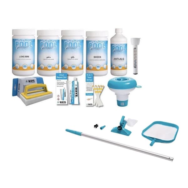 WAYS - Poolunderhåll - Paket Medium Deluxe & underhållsset
