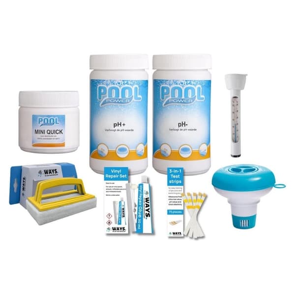WAYS - Poolunderhåll - Paket Small & Maintenance Set Deluxe