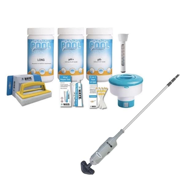 WAYS - Poolunderhåll - Paket Stor & Pooldammsugare