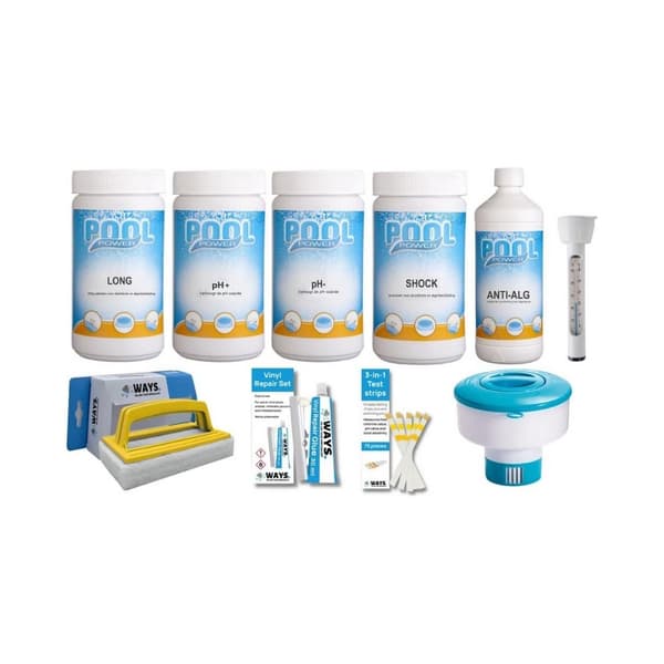 WAYS - Poolvedligeholdelse - Pakke Stor Deluxe & Pool Støvsuger