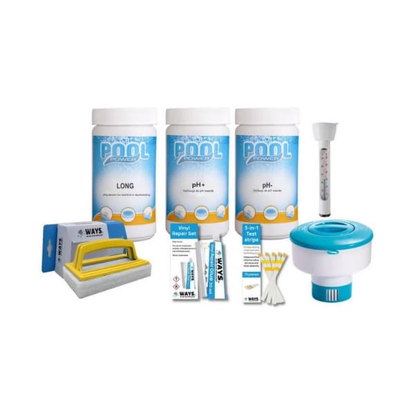WAYS - Poolunderhåll - Paket Stor & Automatisk Pooldammsugare Deluxe