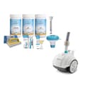 Miniatyrbild 1 av 4: WAYS - Poolunderhåll - Paket Medium & Automatisk Pooldammsugare Kompakt