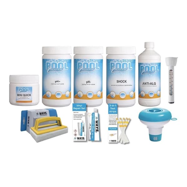 WAYS - Poolvedligeholdelse - Pakke Small Deluxe & Pool støvsuger AquaCrawl