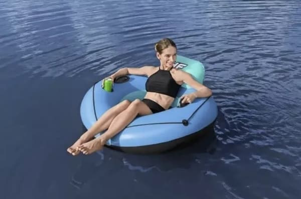 Badring med Ryggstöd / Flytande Stol - 120cm