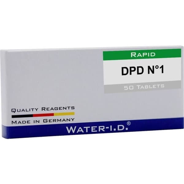 DPD N°1 Water ID-tabletter för mätning av fritt klor med FlexiTester