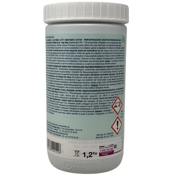 Active Oxygen Mini Pebbles 20g 1,2KG Pool och Spa