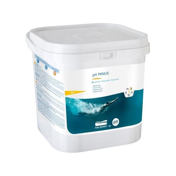 GRE pH-regulator - pH-månad i granulat - 5 Kg - För att sänka och stabilisera poolens pH