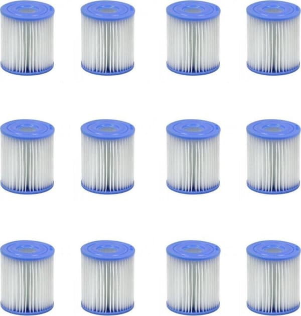 Intex 29007/29008 filterpatroner H Set med 12 delar