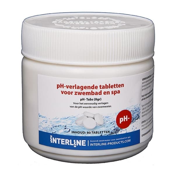 Interline PH-Minus Tabletter 80 Styck