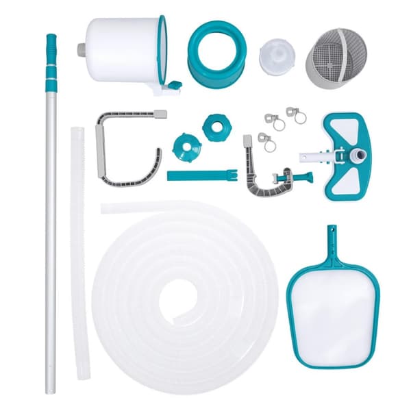 Bestway AquaClean Deluxe Poolunderhållssats m/Dammsugare och Skimmer