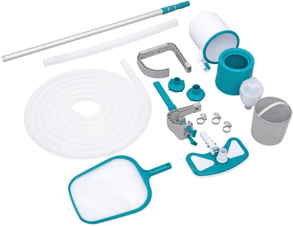 Bestway AquaClean Deluxe Poolunderhållssats m/Dammsugare och Skimmer