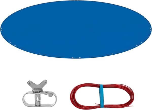 Rootz Ultimate allaspeite - Suojapeite - Säänkestävä peite - Kestävä 200 gsm PE - Levä- ja UV-suoja - Helppo asennus - Useita kokoja 305-610 cm