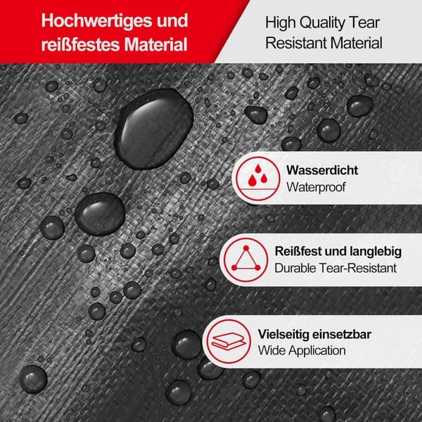 Rootz Ultimate Pool Cover - Skyddsöverdrag - Slitstark presenning - Enkel installation - Rivbeständig - Blockerar solljus - Skräpbarriär - Flera storl