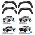 Miniatyrbillede 1 af 2: Toyota Hilux Muddkasser, Nem Installation, Mat Sort Finish,2015-2024