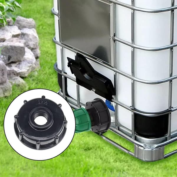 IBC dräneringstankadapter delar IBC dräneringstankadapter plast vattentanklockadapter i S60x6 IBC adaptrar tillbehör grova