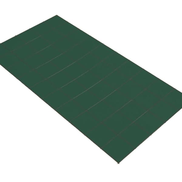 Pooldække, rektangulært, 14 x 26 ft,Til 16x30ft Pool, GRØN