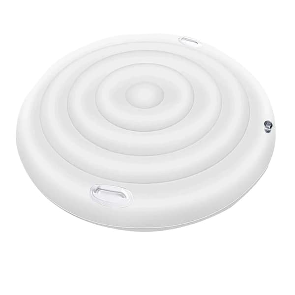 Inflatable Jacuzzi Cover, PVC Material, Dual Handles,135cm