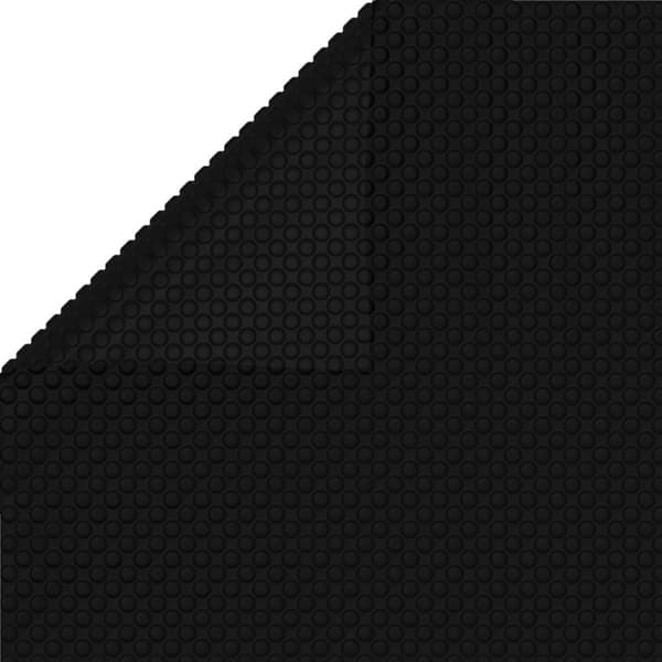 vidaXL Bassengtrekk svart 549x274 cm PE