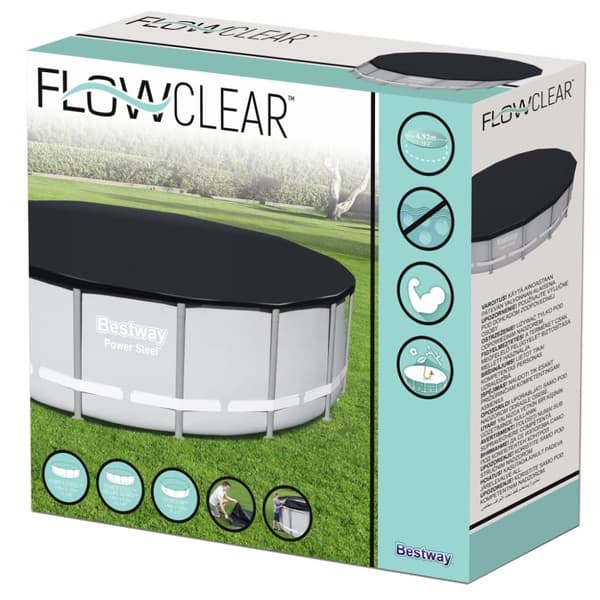 Bestway poolovertræk Flowclear 488 cm