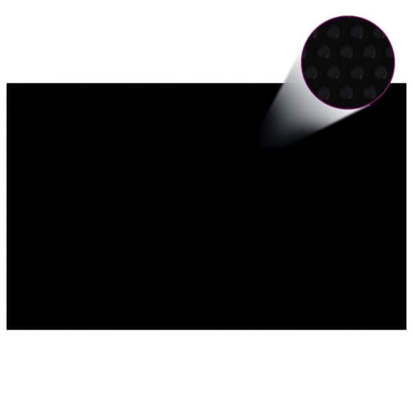 vidaXL Kelluva uima-altaan PE-aurinkoenergiakalvo 260x160 cm sinimusta