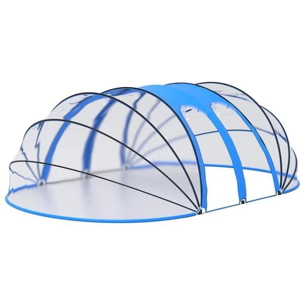 vidaXL Uima-altaan kupoli ovaali 620x410x210 cm