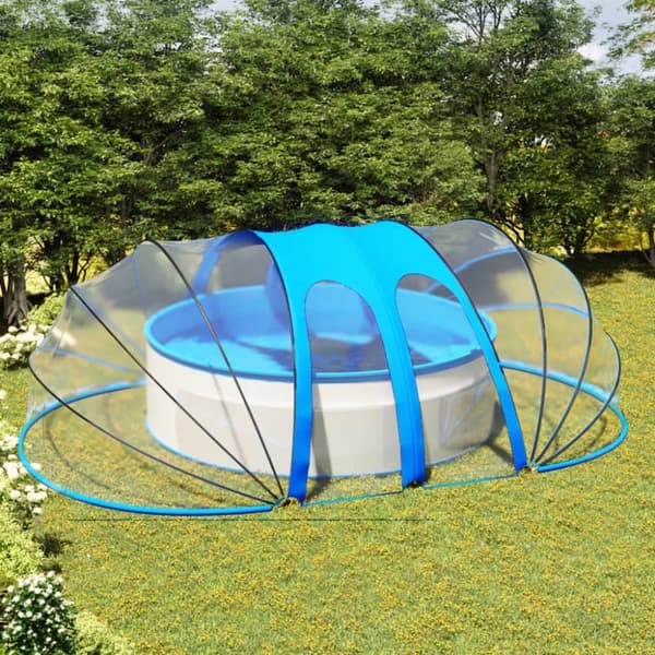 vidaXL Uima-altaan kupoli ovaali 620x410x210 cm