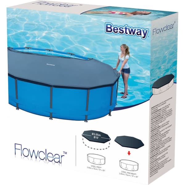 Bestway Steel pooldæksel 305