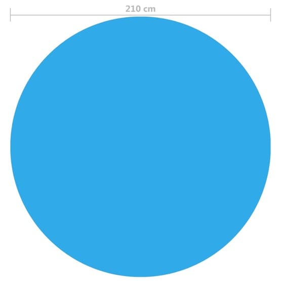 Poolskydd Blå 210 Cm Pe