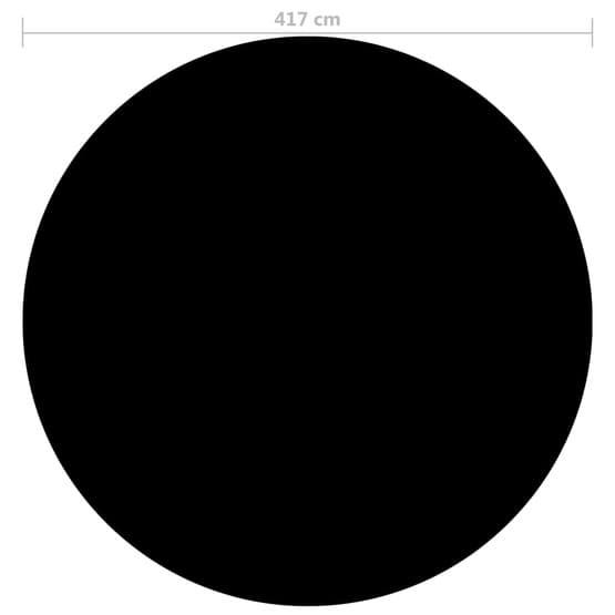 Poolskydd Svart 417 Cm Pe