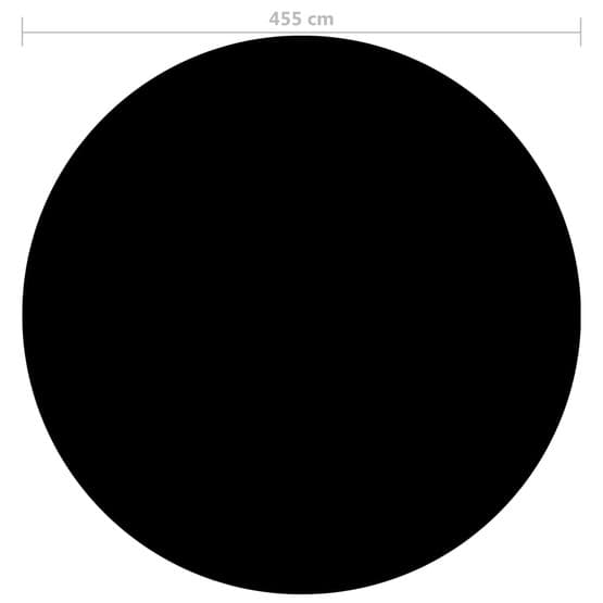 Poolskydd Svart 455 Cm Pe