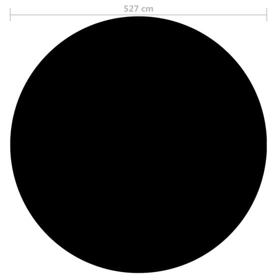 Poolskydd Svart 527 Cm Pe