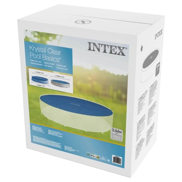 INTEX Uima-altaan aurinkoenergiasuoja sininen 348 cm polyeteeni