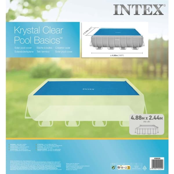 INTEX Uima-altaan aurinkoenergiasuoja sininen 476x234 cm polyeteeni