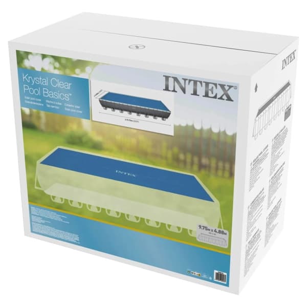 INTEX Uima-altaan aurinkoenergiasuoja sininen 960x466 cm polyeteeni